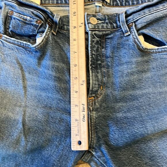 AGOLDE Toni Mid Rise Straight Chewed Hem Jeans Size 29 - Picture 6 of 8